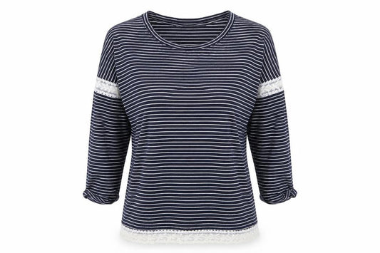 Womens UK Size 10 Atmosphere Blue Basic T-Shirt