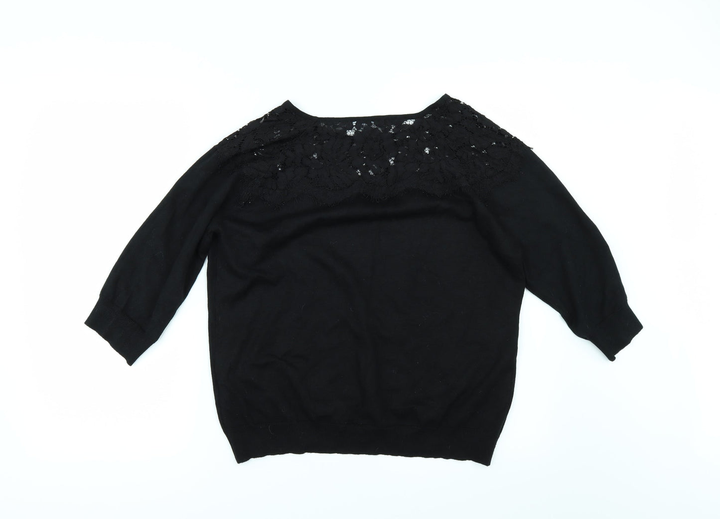 Bonmarché Womens Black   Basic T-Shirt Size S