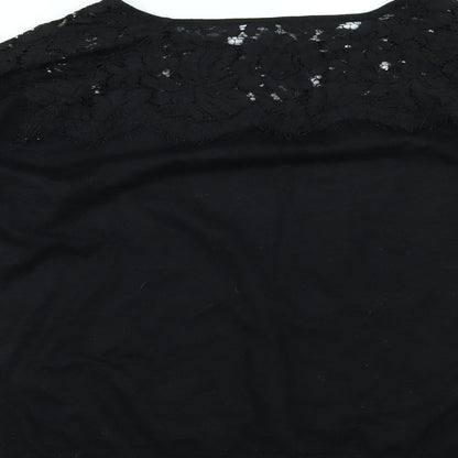 Bonmarché Womens Black   Basic T-Shirt Size S