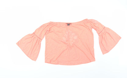 Primark Womens Pink   Basic T-Shirt Size 6