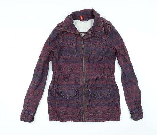 Divided by H&M Womens Multicoloured Geometric  Jacket  Size 8
