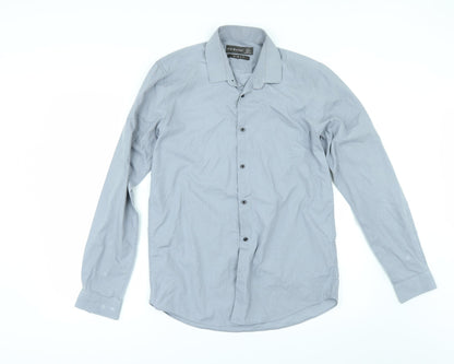 Primark Mens Grey    Button-Up Size 15.5