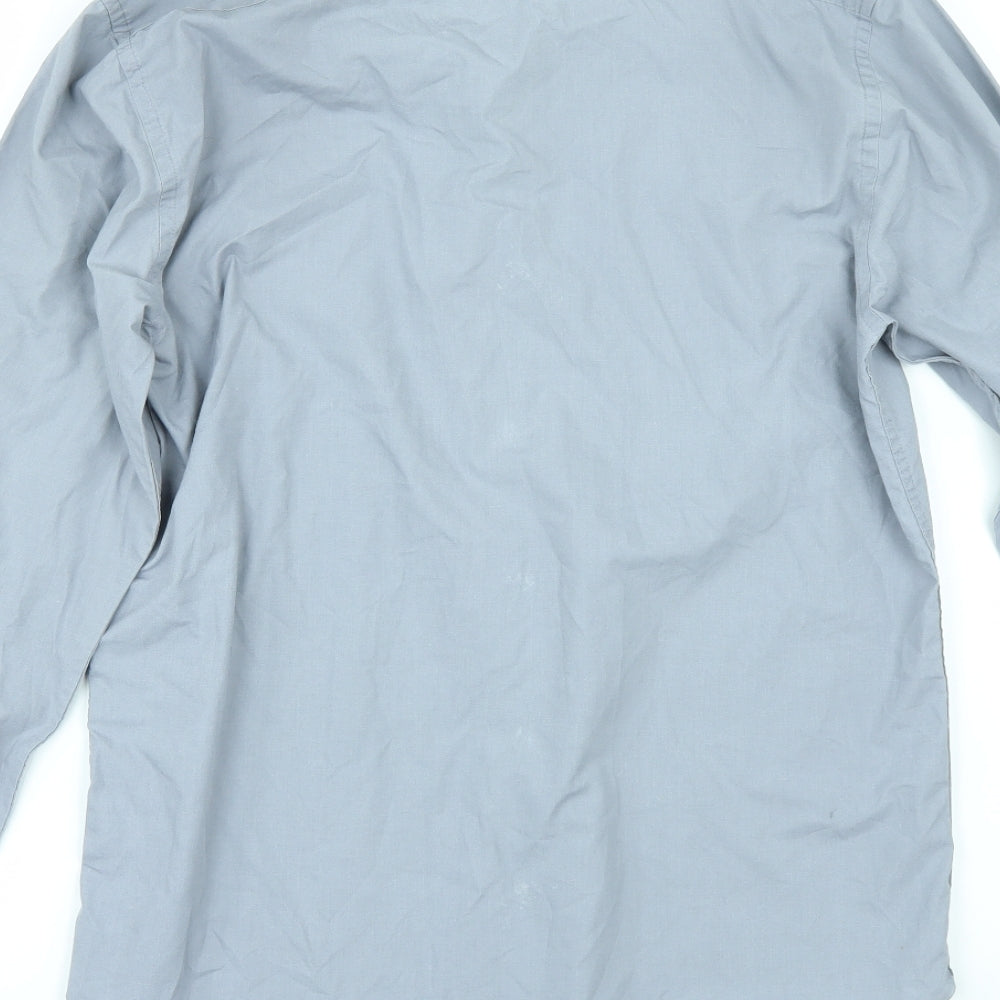 Primark Mens Grey    Button-Up Size 15.5