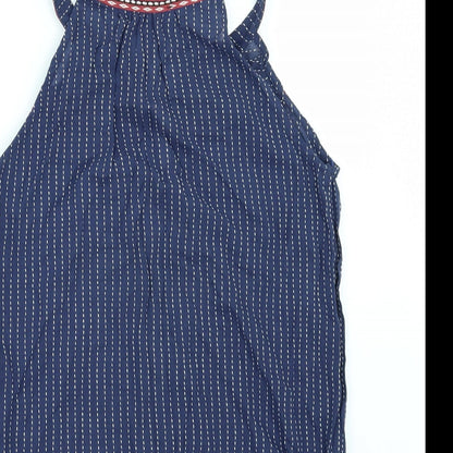 Primark Womens Blue Striped  Tunic Blouse