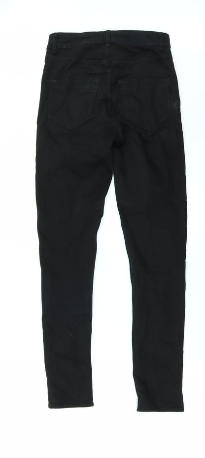 Womens UK Size 8 H&M Regular Fit Skinny Black Jeans