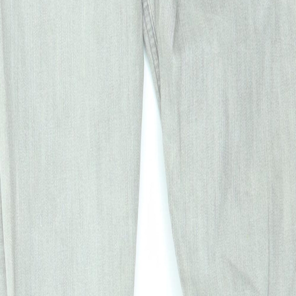 Denim & Co. Womens Grey  Denim Skinny Jeans Size 8 L31 in