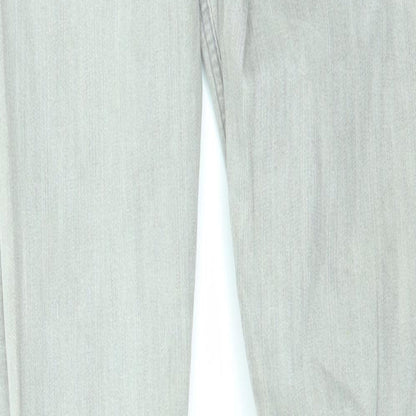 Denim & Co. Womens Grey  Denim Skinny Jeans Size 8 L31 in