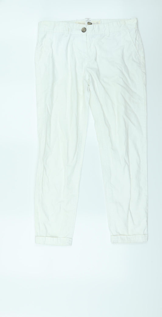 NEXT Womens White   Skinny Jeans Size 12 L27 in
