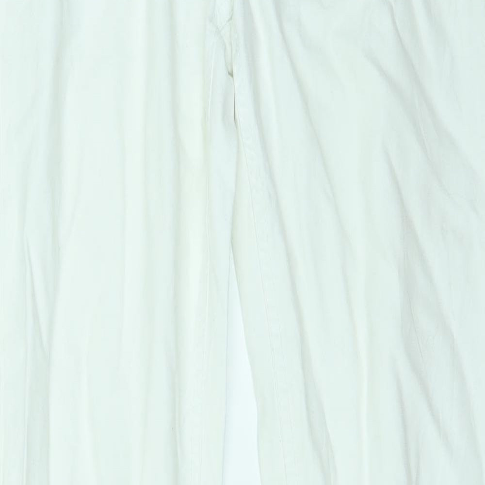 NEXT Womens White   Skinny Jeans Size 12 L27 in