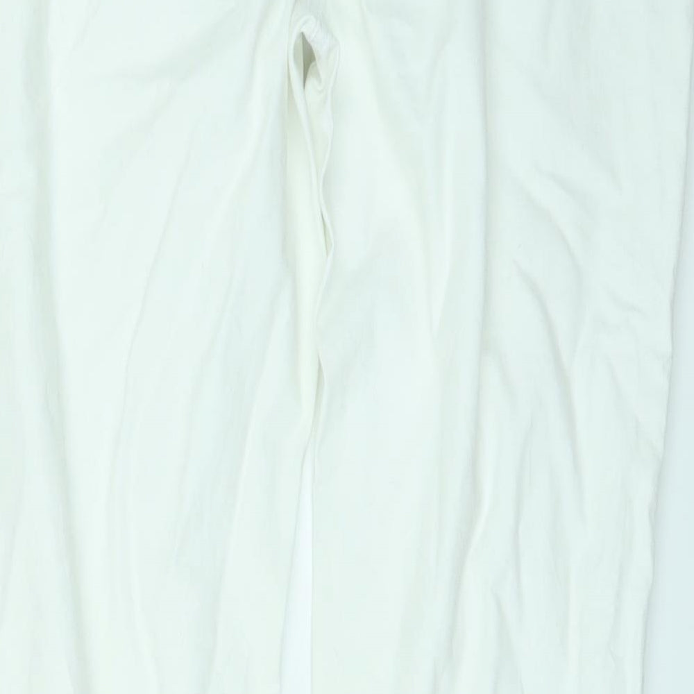 NEXT Womens White   Skinny Jeans Size 12 L27 in