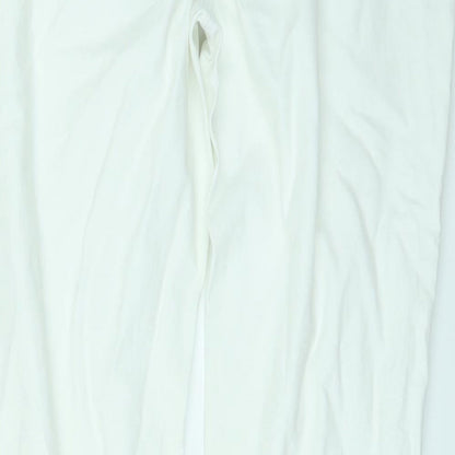 NEXT Womens White   Skinny Jeans Size 12 L27 in