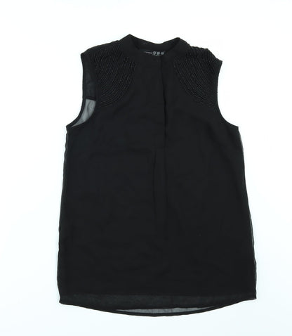 Primark Womens Black   Tunic Blouse Size 6