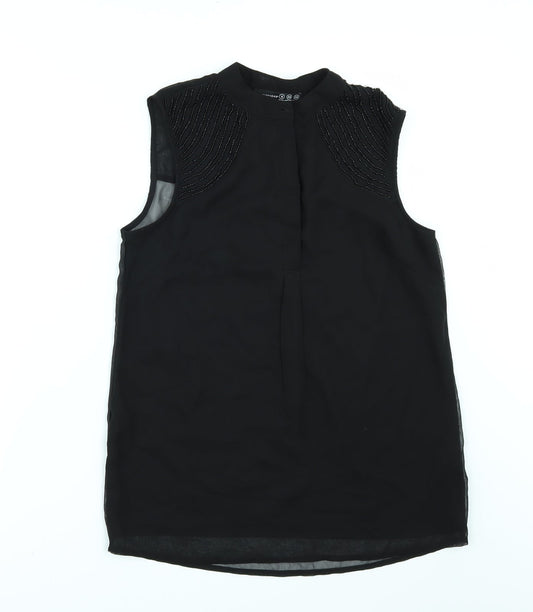 Primark Womens Black   Tunic Blouse Size 6