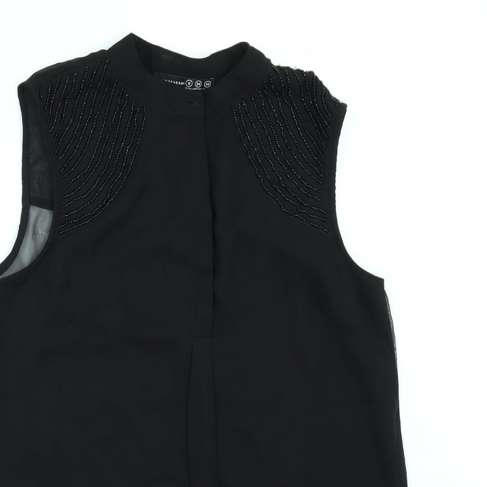 Primark Womens Black   Tunic Blouse Size 6