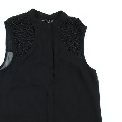 Primark Womens Black   Tunic Blouse Size 6
