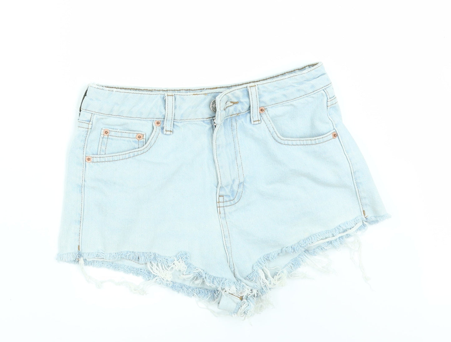 BDG Womens Black  Denim Hot Pants Shorts Size 26 in