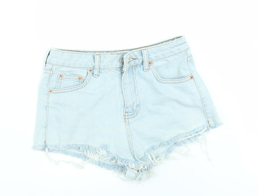 BDG Womens Black  Denim Hot Pants Shorts Size 26 in