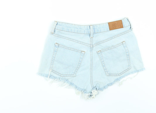 BDG Womens Black  Denim Hot Pants Shorts Size 26 in