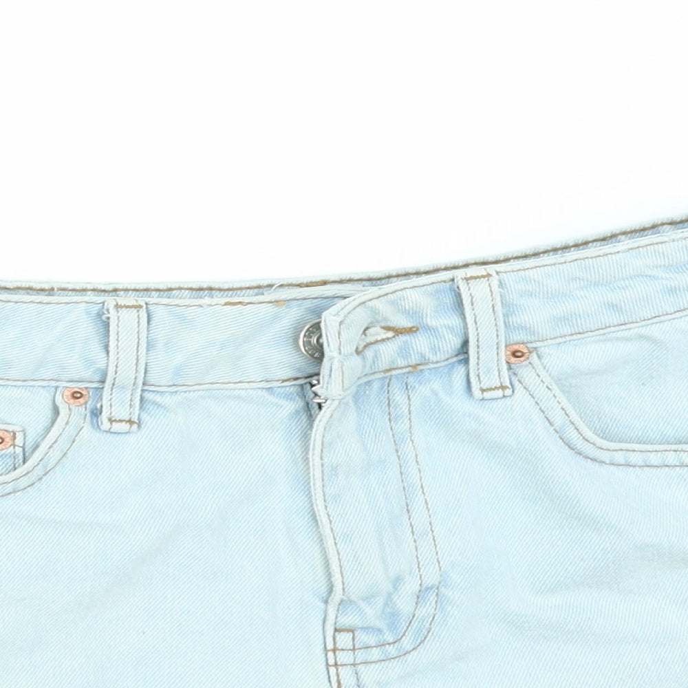 BDG Womens Black  Denim Hot Pants Shorts Size 26 in