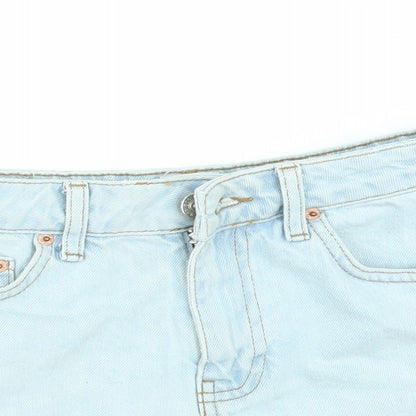 BDG Womens Black  Denim Hot Pants Shorts Size 26 in