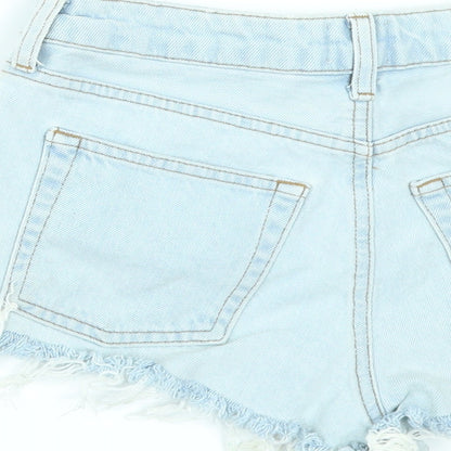 BDG Womens Black  Denim Hot Pants Shorts Size 26 in