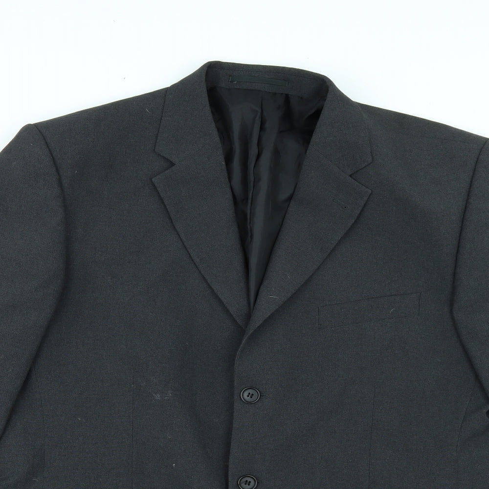 George Mens Grey   Jacket Suit Jacket Size 42