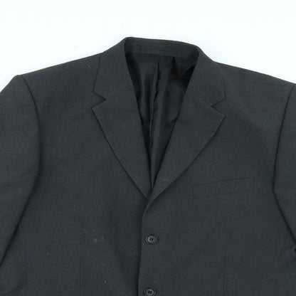 George Mens Grey   Jacket Suit Jacket Size 42