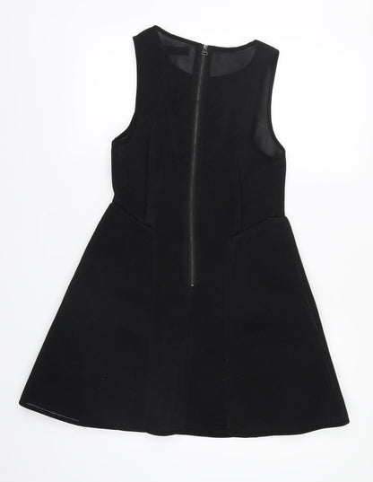 Sophyline & Co Womens Black   Shirt Dress  Size S  - Sheer