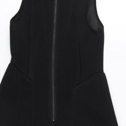 Sophyline & Co Womens Black   Shirt Dress  Size S  - Sheer