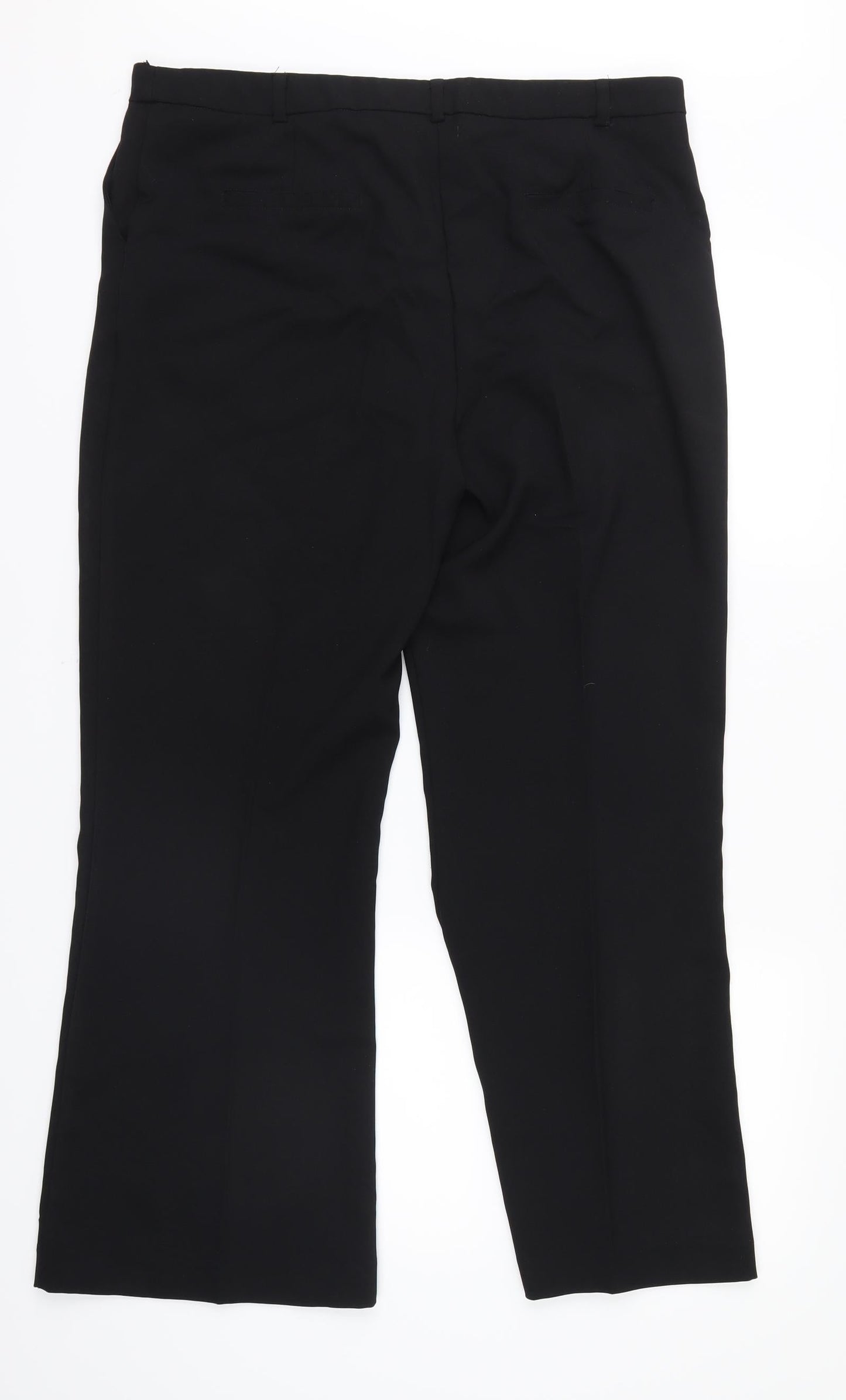 New Look Womens Black   Trousers  Size 14 L28.5 in