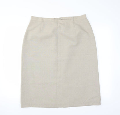 Le Bon Marché Womens Beige   Straight & Pencil Skirt Size 20