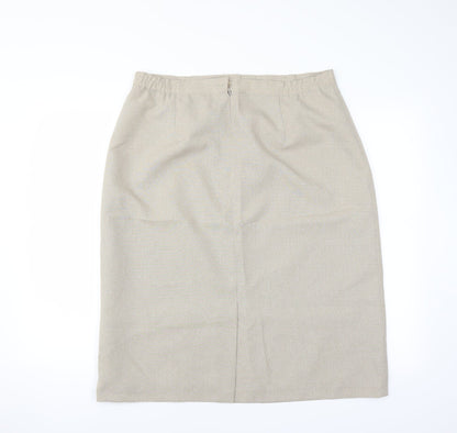 Le Bon Marché Womens Beige   Straight & Pencil Skirt Size 20