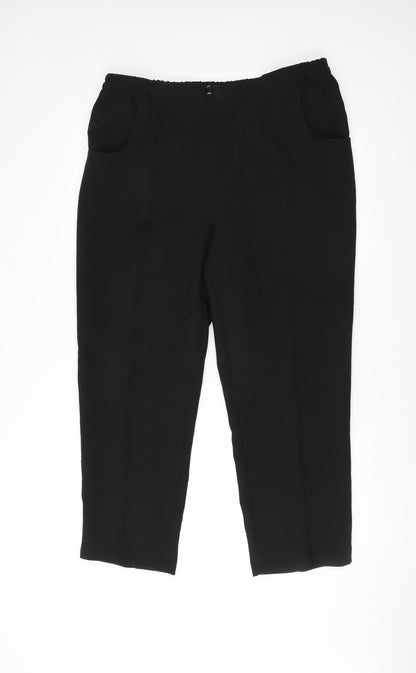 Anthology Womens Black   Trousers  Size 18 L27 in