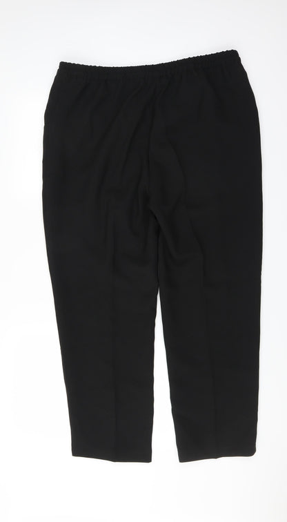 Anthology Womens Black   Trousers  Size 18 L27 in