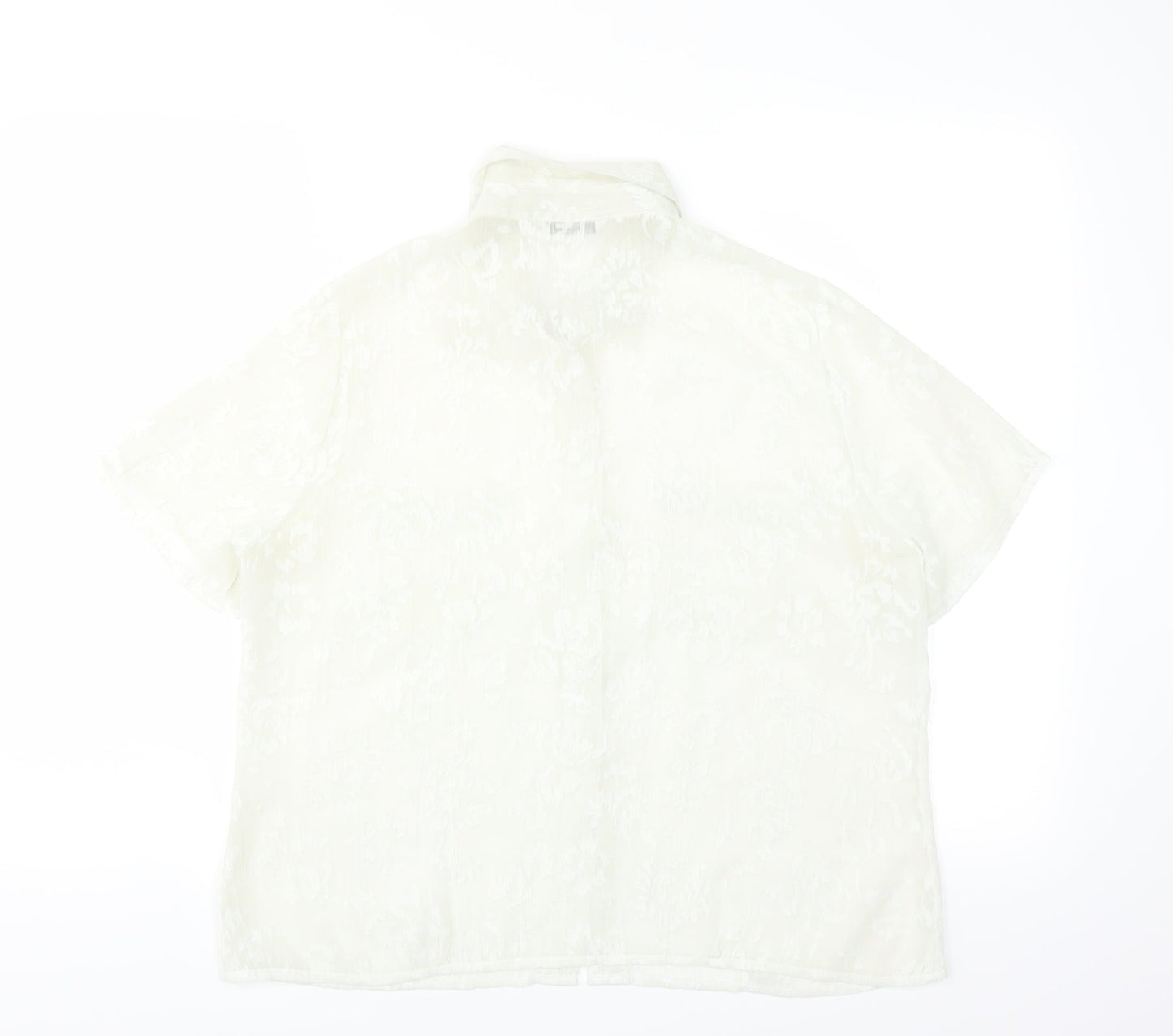 Womens UK Size  Marks and Spencer Ivory Basic Blouse