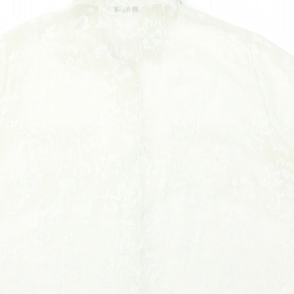 Womens UK Size  Marks and Spencer Ivory Basic Blouse