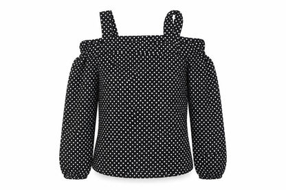 Womens UK Size 4 Primark Black Basic Blouse