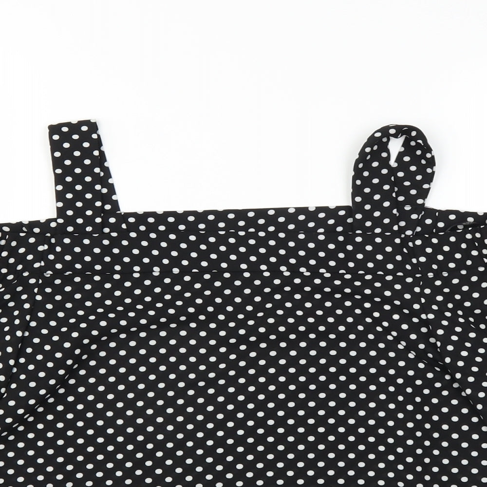 Primark Womens Black Polka Dot  Basic Blouse Size 4