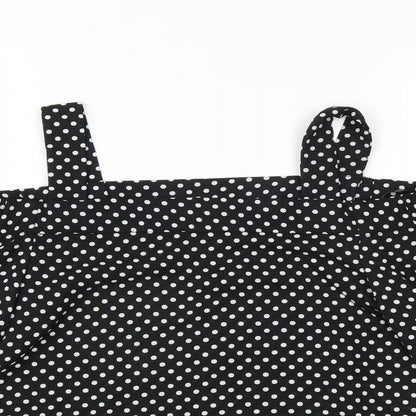 Primark Womens Black Polka Dot  Basic Blouse Size 4