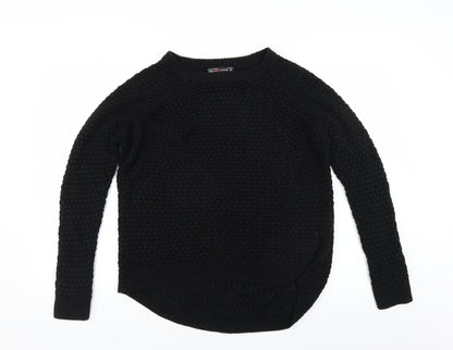 FB Sister Knitwear Womens Black   Pullover Jumper Size M