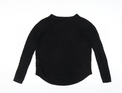 FB Sister Knitwear Womens Black   Pullover Jumper Size M