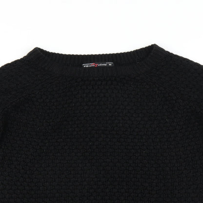 FB Sister Knitwear Womens Black   Pullover Jumper Size M