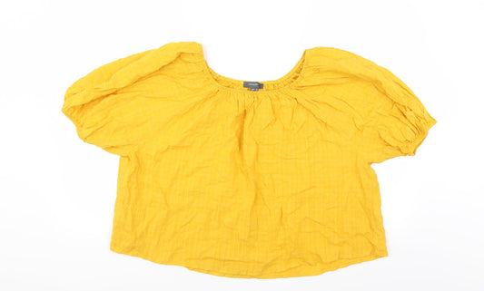 Primark Womens Yellow   Basic Blouse Size 12