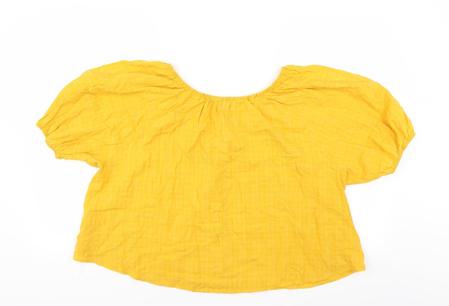 Primark Womens Yellow   Basic Blouse Size 12