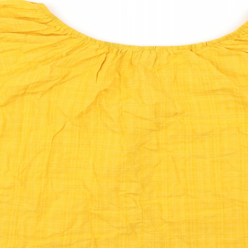 Primark Womens Yellow   Basic Blouse Size 12