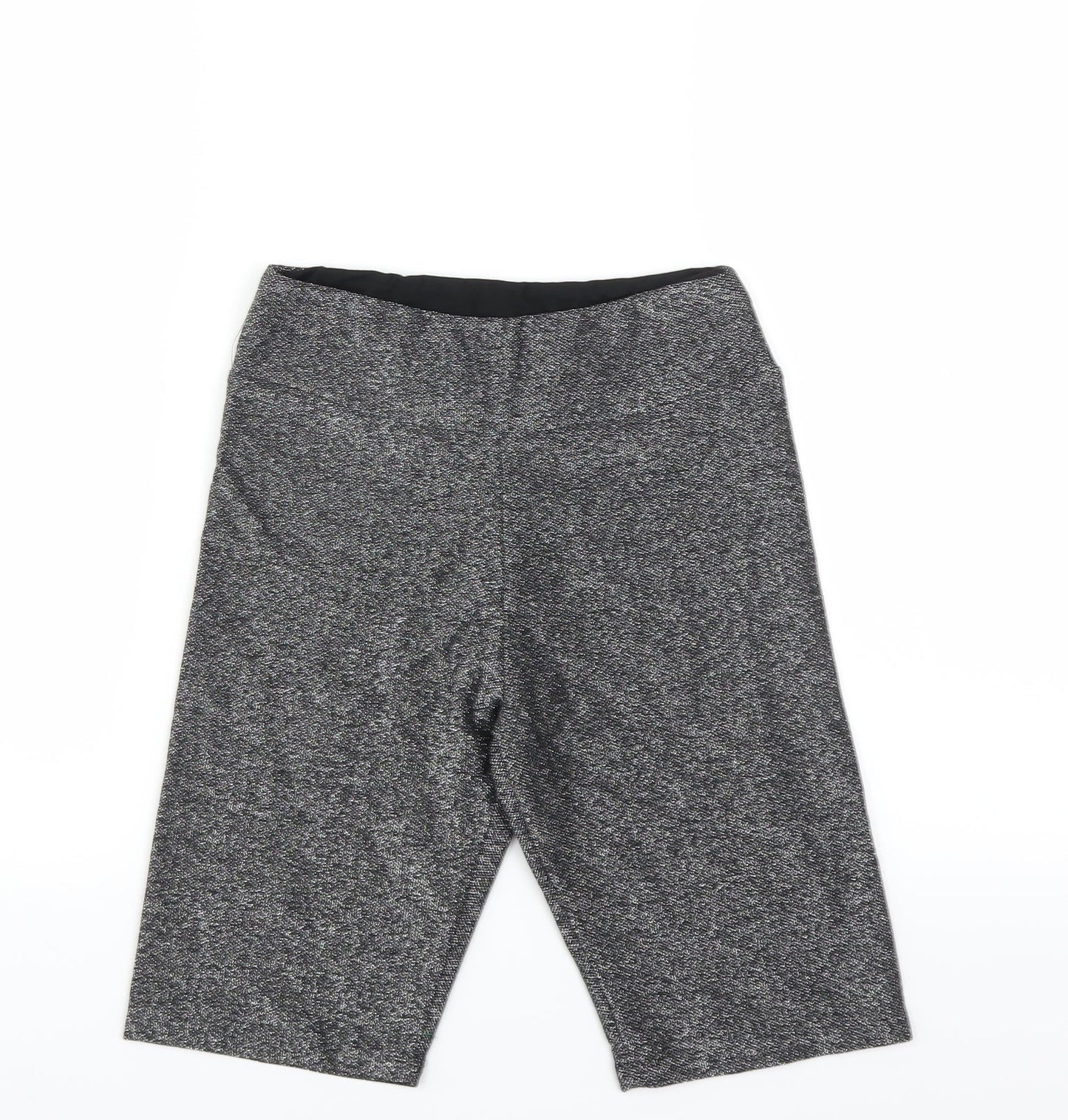 Primark Womens Black   Biker Shorts Size 2XS - glittery cycling shorts