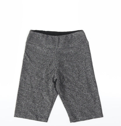 Primark Womens Black   Biker Shorts Size 2XS - glittery cycling shorts