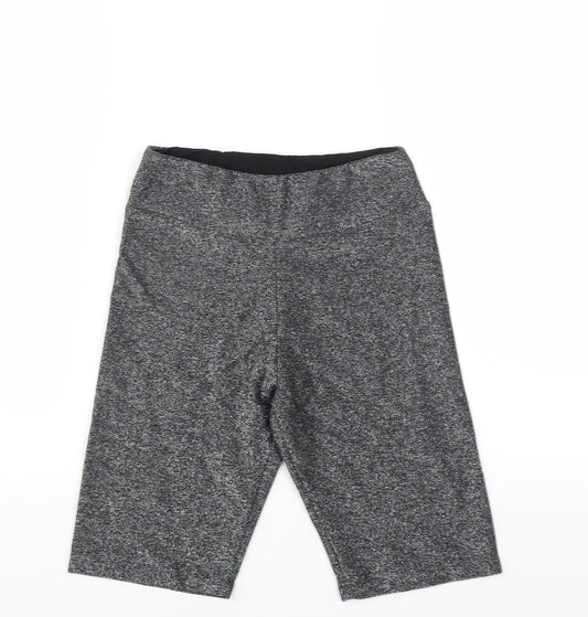 Primark Womens Black   Biker Shorts Size 2XS - glittery cycling shorts