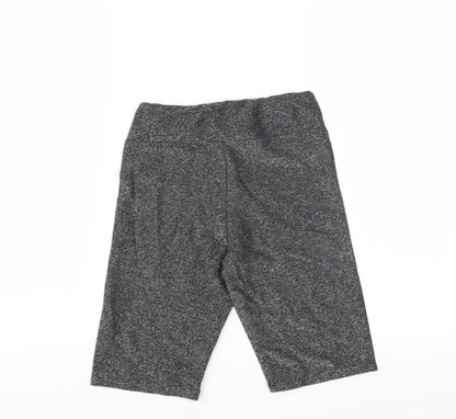 Primark Womens Black   Biker Shorts Size 2XS - glittery cycling shorts