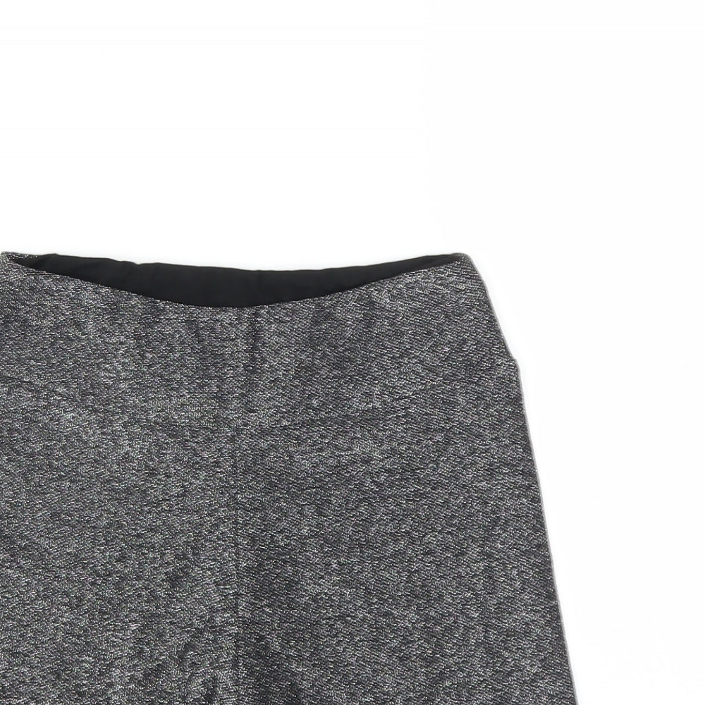 Primark Womens Black   Biker Shorts Size 2XS - glittery cycling shorts